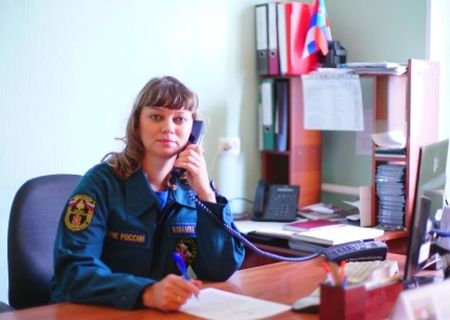 Наталья Ковалева, диспетчер противопожарной службы МЧС России по Красноярскому краю